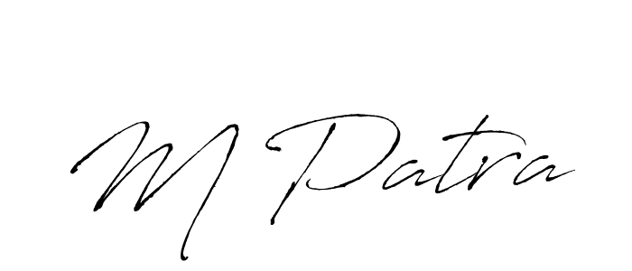 You should practise on your own different ways (Antro_Vectra) to write your name (M Patra) in signature. don't let someone else do it for you. M Patra signature style 6 images and pictures png