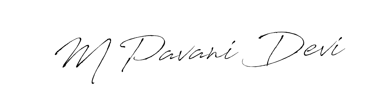Use a signature maker to create a handwritten signature online. With this signature software, you can design (Antro_Vectra) your own signature for name M Pavani Devi. M Pavani Devi signature style 6 images and pictures png