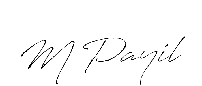 Also You can easily find your signature by using the search form. We will create M Payil name handwritten signature images for you free of cost using Antro_Vectra sign style. M Payil signature style 6 images and pictures png