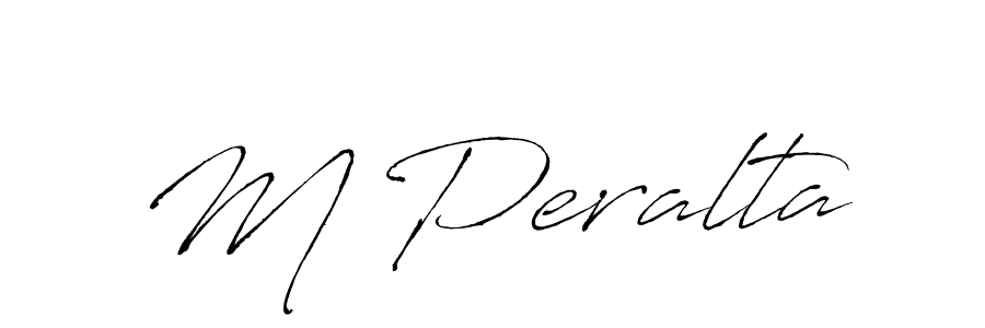 M Peralta stylish signature style. Best Handwritten Sign (Antro_Vectra) for my name. Handwritten Signature Collection Ideas for my name M Peralta. M Peralta signature style 6 images and pictures png