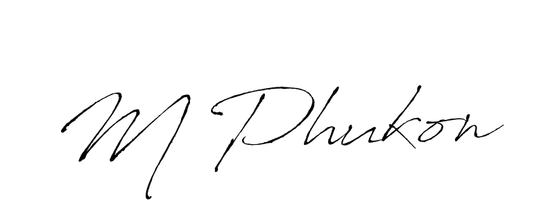 Here are the top 10 professional signature styles for the name M Phukon. These are the best autograph styles you can use for your name. M Phukon signature style 6 images and pictures png