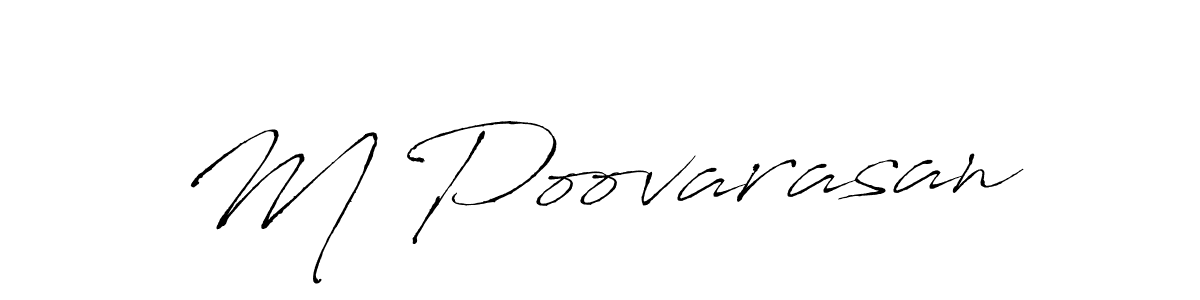 This is the best signature style for the M Poovarasan name. Also you like these signature font (Antro_Vectra). Mix name signature. M Poovarasan signature style 6 images and pictures png