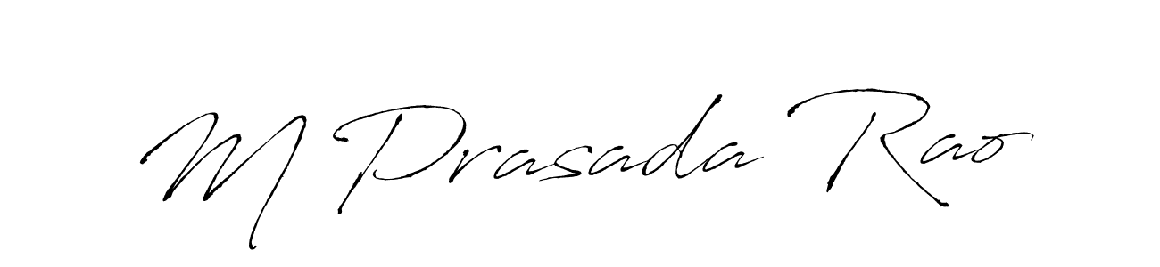 Also You can easily find your signature by using the search form. We will create M Prasada Rao name handwritten signature images for you free of cost using Antro_Vectra sign style. M Prasada Rao signature style 6 images and pictures png