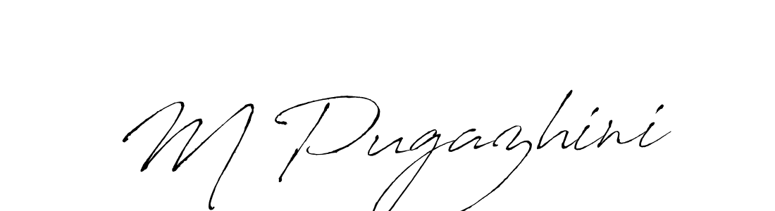 Also we have M Pugazhini name is the best signature style. Create professional handwritten signature collection using Antro_Vectra autograph style. M Pugazhini signature style 6 images and pictures png