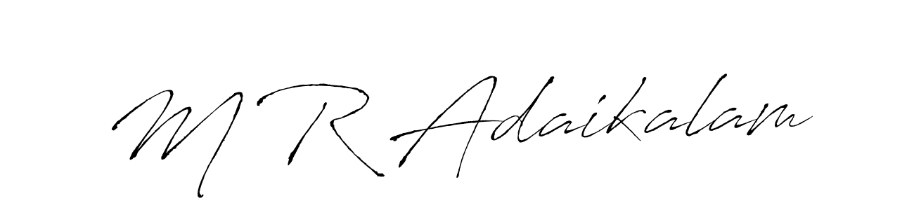 if you are searching for the best signature style for your name M R Adaikalam. so please give up your signature search. here we have designed multiple signature styles  using Antro_Vectra. M R Adaikalam signature style 6 images and pictures png