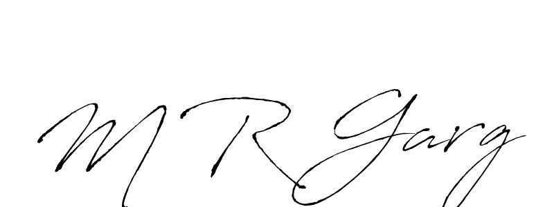 Similarly Antro_Vectra is the best handwritten signature design. Signature creator online .You can use it as an online autograph creator for name M R Garg. M R Garg signature style 6 images and pictures png