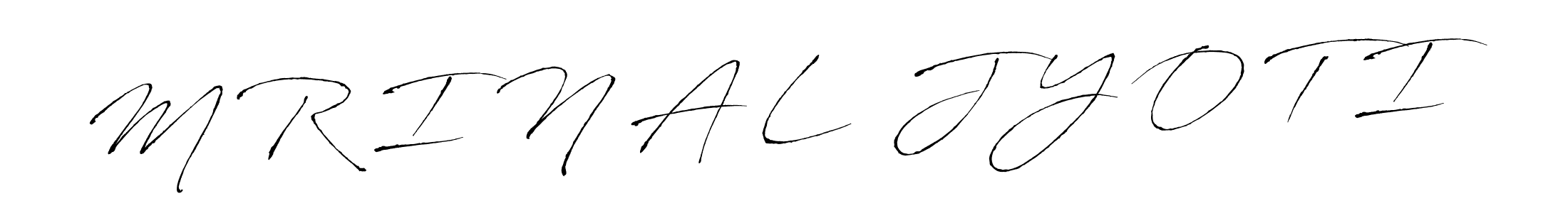 Similarly Antro_Vectra is the best handwritten signature design. Signature creator online .You can use it as an online autograph creator for name M R I N A L  J Y O T I. M R I N A L  J Y O T I signature style 6 images and pictures png