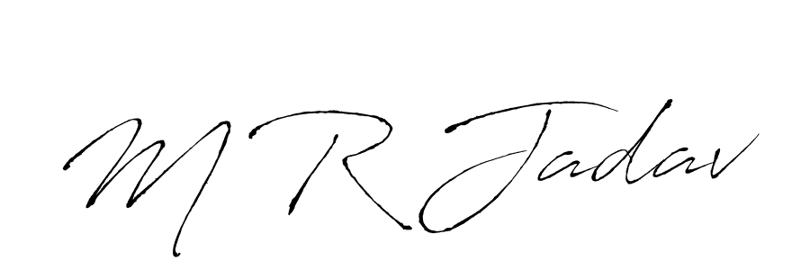 Similarly Antro_Vectra is the best handwritten signature design. Signature creator online .You can use it as an online autograph creator for name M R Jadav. M R Jadav signature style 6 images and pictures png