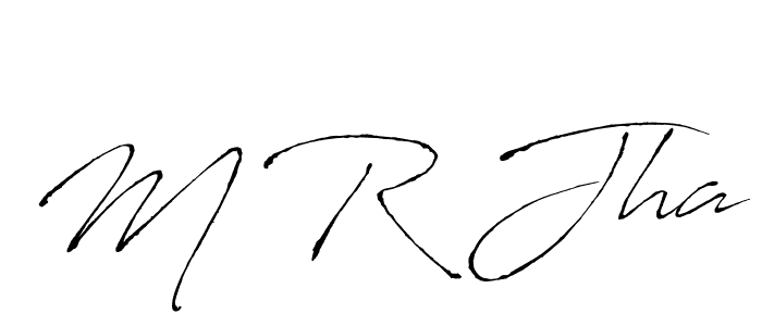 You should practise on your own different ways (Antro_Vectra) to write your name (M R Jha) in signature. don't let someone else do it for you. M R Jha signature style 6 images and pictures png