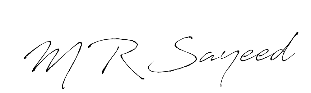 Similarly Antro_Vectra is the best handwritten signature design. Signature creator online .You can use it as an online autograph creator for name M R Sayeed. M R Sayeed signature style 6 images and pictures png