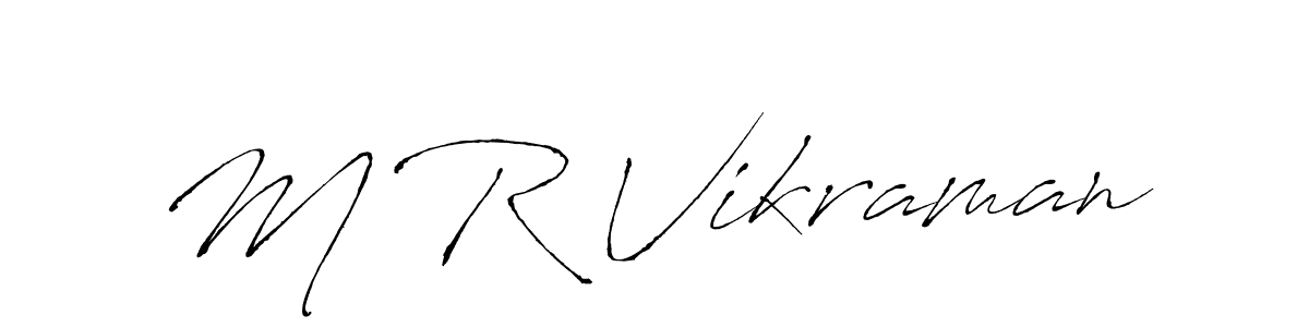 Similarly Antro_Vectra is the best handwritten signature design. Signature creator online .You can use it as an online autograph creator for name M R Vikraman. M R Vikraman signature style 6 images and pictures png