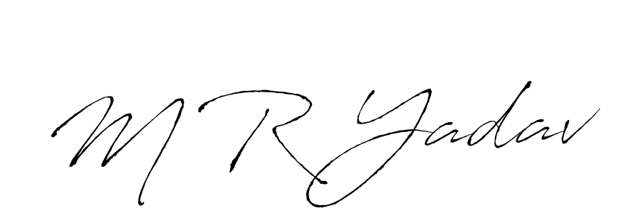 How to Draw M R Yadav signature style? Antro_Vectra is a latest design signature styles for name M R Yadav. M R Yadav signature style 6 images and pictures png