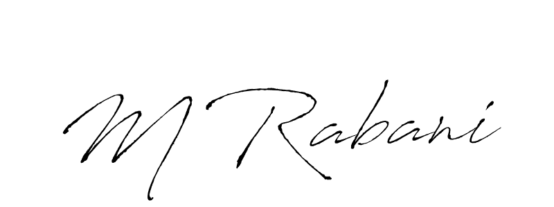 if you are searching for the best signature style for your name M Rabani. so please give up your signature search. here we have designed multiple signature styles  using Antro_Vectra. M Rabani signature style 6 images and pictures png