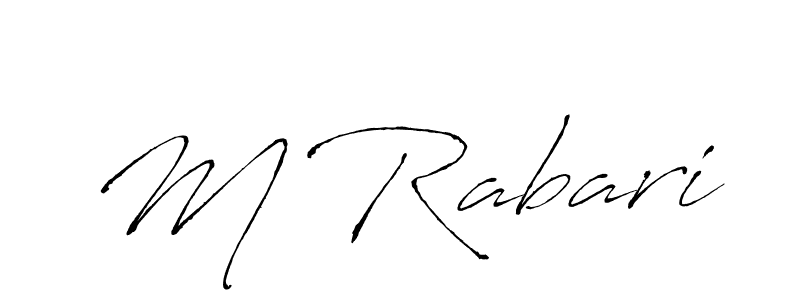 This is the best signature style for the M Rabari name. Also you like these signature font (Antro_Vectra). Mix name signature. M Rabari signature style 6 images and pictures png