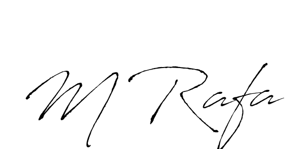 Design your own signature with our free online signature maker. With this signature software, you can create a handwritten (Antro_Vectra) signature for name M Rafa. M Rafa signature style 6 images and pictures png