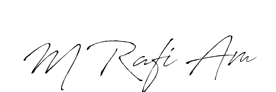 M Rafi Am stylish signature style. Best Handwritten Sign (Antro_Vectra) for my name. Handwritten Signature Collection Ideas for my name M Rafi Am. M Rafi Am signature style 6 images and pictures png