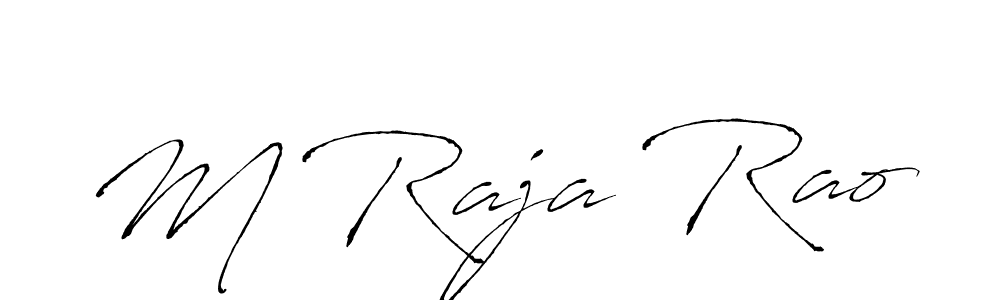 Antro_Vectra is a professional signature style that is perfect for those who want to add a touch of class to their signature. It is also a great choice for those who want to make their signature more unique. Get M Raja Rao name to fancy signature for free. M Raja Rao signature style 6 images and pictures png