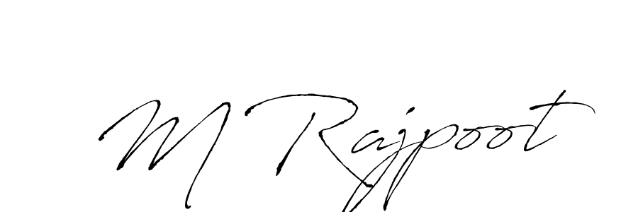 if you are searching for the best signature style for your name M Rajpoot. so please give up your signature search. here we have designed multiple signature styles  using Antro_Vectra. M Rajpoot signature style 6 images and pictures png