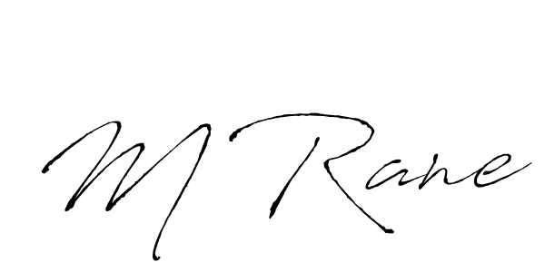 You should practise on your own different ways (Antro_Vectra) to write your name (M Rane) in signature. don't let someone else do it for you. M Rane signature style 6 images and pictures png