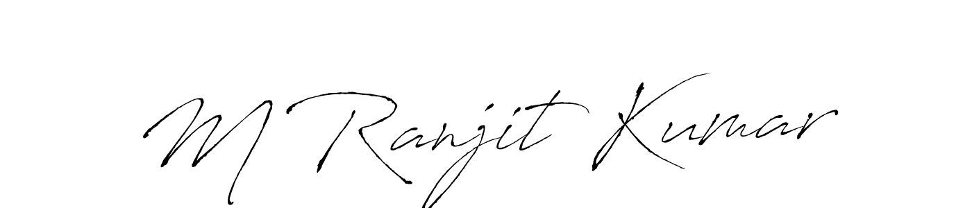 100+ M Ranjit Kumar Name Signature Style Ideas | Creative Name Signature