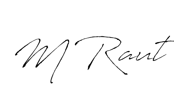 You should practise on your own different ways (Antro_Vectra) to write your name (M Raut) in signature. don't let someone else do it for you. M Raut signature style 6 images and pictures png