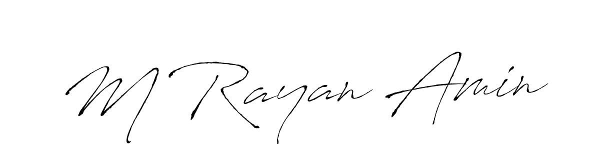 Once you've used our free online signature maker to create your best signature Antro_Vectra style, it's time to enjoy all of the benefits that M Rayan Amin name signing documents. M Rayan Amin signature style 6 images and pictures png