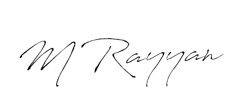 This is the best signature style for the M Rayyan name. Also you like these signature font (Antro_Vectra). Mix name signature. M Rayyan signature style 6 images and pictures png