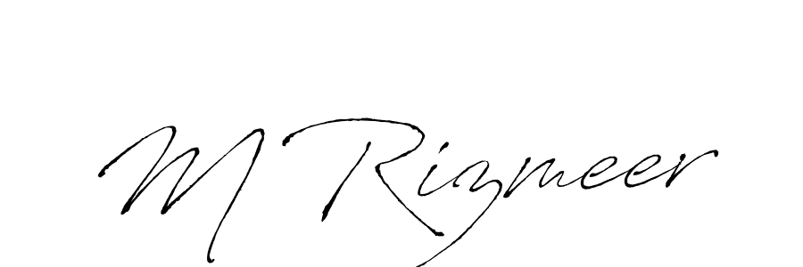 How to Draw M Rizmeer signature style? Antro_Vectra is a latest design signature styles for name M Rizmeer. M Rizmeer signature style 6 images and pictures png