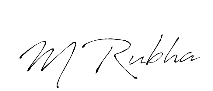 Similarly Antro_Vectra is the best handwritten signature design. Signature creator online .You can use it as an online autograph creator for name M Rubha. M Rubha signature style 6 images and pictures png