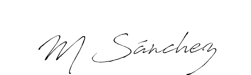 This is the best signature style for the M Sánchez name. Also you like these signature font (Antro_Vectra). Mix name signature. M Sánchez signature style 6 images and pictures png