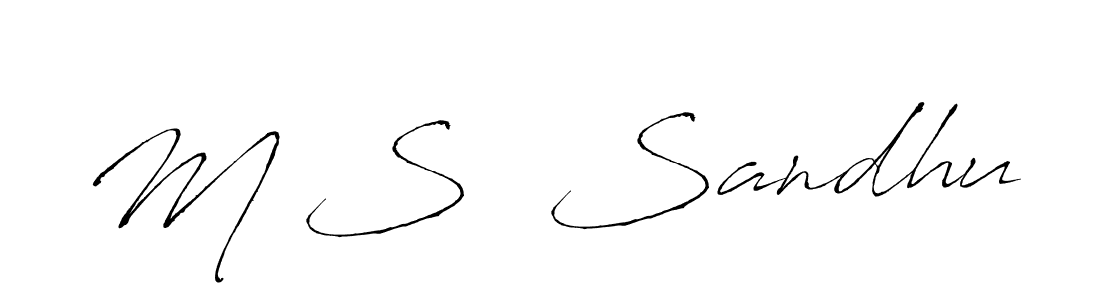 Make a beautiful signature design for name M S  Sandhu. Use this online signature maker to create a handwritten signature for free. M S  Sandhu signature style 6 images and pictures png