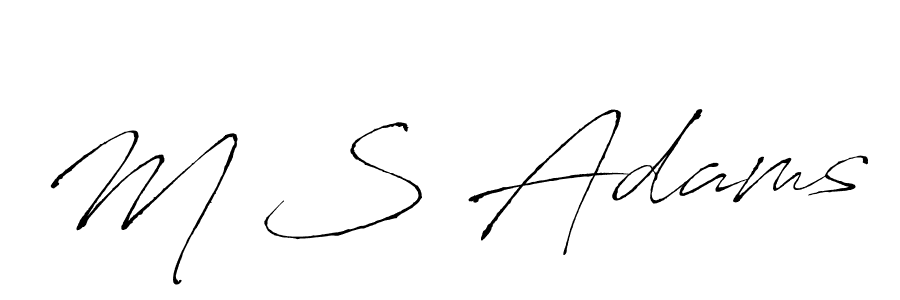 Antro_Vectra is a professional signature style that is perfect for those who want to add a touch of class to their signature. It is also a great choice for those who want to make their signature more unique. Get M S Adams name to fancy signature for free. M S Adams signature style 6 images and pictures png