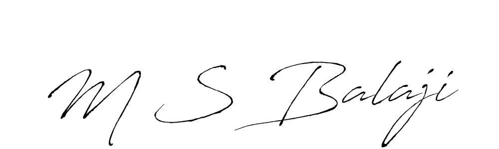 How to Draw M S Balaji signature style? Antro_Vectra is a latest design signature styles for name M S Balaji. M S Balaji signature style 6 images and pictures png