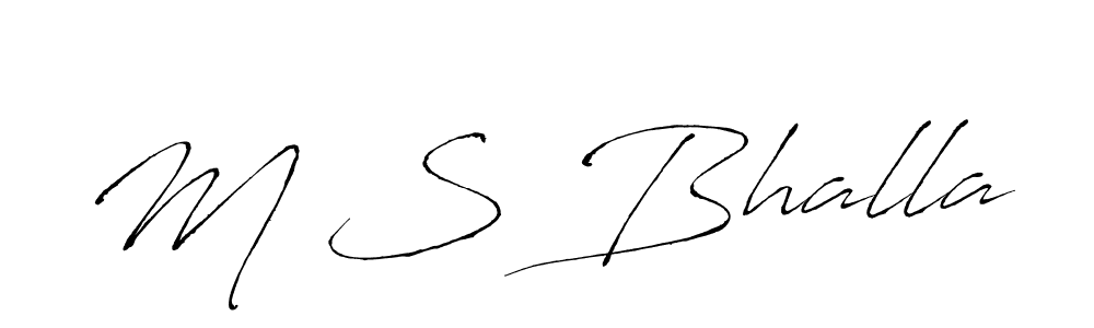 if you are searching for the best signature style for your name M S Bhalla. so please give up your signature search. here we have designed multiple signature styles  using Antro_Vectra. M S Bhalla signature style 6 images and pictures png