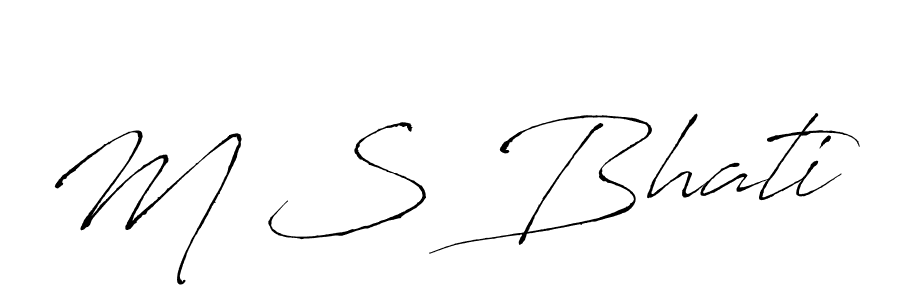 How to Draw M S Bhati signature style? Antro_Vectra is a latest design signature styles for name M S Bhati. M S Bhati signature style 6 images and pictures png