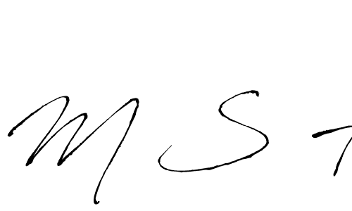 How to make M S F signature? Antro_Vectra is a professional autograph style. Create handwritten signature for M S F name. M S F signature style 6 images and pictures png