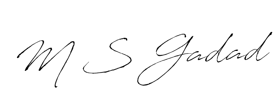 This is the best signature style for the M S Gadad name. Also you like these signature font (Antro_Vectra). Mix name signature. M S Gadad signature style 6 images and pictures png
