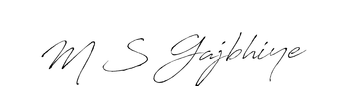 Make a short M S Gajbhiye signature style. Manage your documents anywhere anytime using Antro_Vectra. Create and add eSignatures, submit forms, share and send files easily. M S Gajbhiye signature style 6 images and pictures png