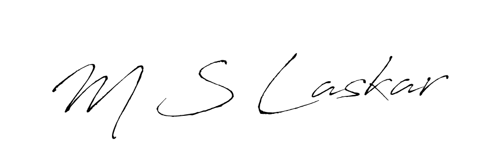 Antro_Vectra is a professional signature style that is perfect for those who want to add a touch of class to their signature. It is also a great choice for those who want to make their signature more unique. Get M S Laskar name to fancy signature for free. M S Laskar signature style 6 images and pictures png