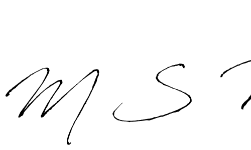 The best way (Antro_Vectra) to make a short signature is to pick only two or three words in your name. The name M S N include a total of six letters. For converting this name. M S N signature style 6 images and pictures png