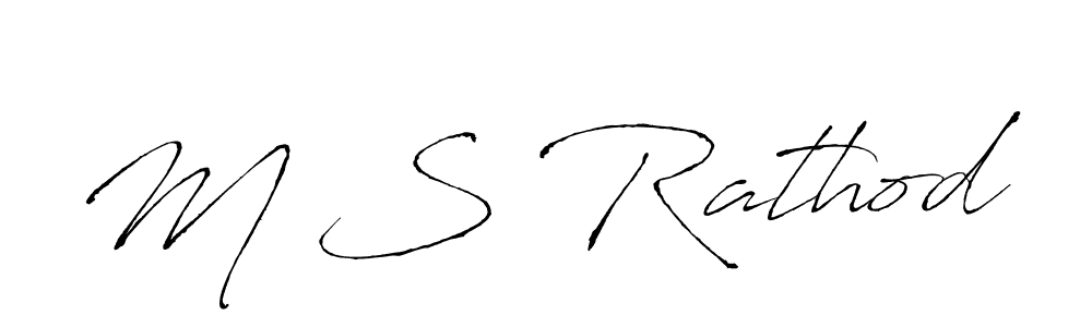 Also we have M S Rathod name is the best signature style. Create professional handwritten signature collection using Antro_Vectra autograph style. M S Rathod signature style 6 images and pictures png