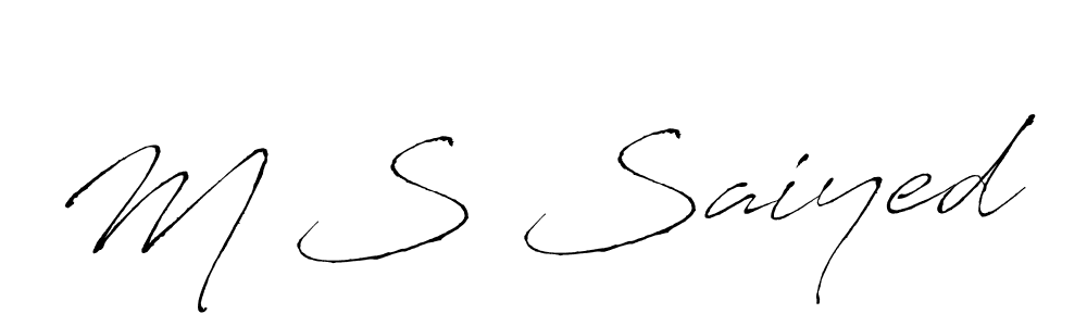 It looks lik you need a new signature style for name M S Saiyed. Design unique handwritten (Antro_Vectra) signature with our free signature maker in just a few clicks. M S Saiyed signature style 6 images and pictures png