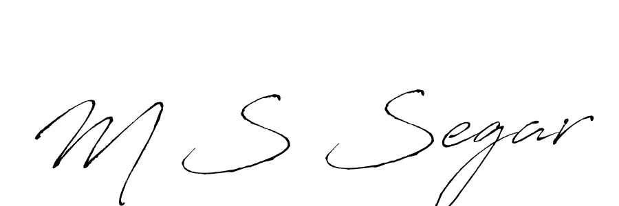 Also we have M S Segar name is the best signature style. Create professional handwritten signature collection using Antro_Vectra autograph style. M S Segar signature style 6 images and pictures png