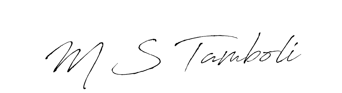 Once you've used our free online signature maker to create your best signature Antro_Vectra style, it's time to enjoy all of the benefits that M S Tamboli name signing documents. M S Tamboli signature style 6 images and pictures png