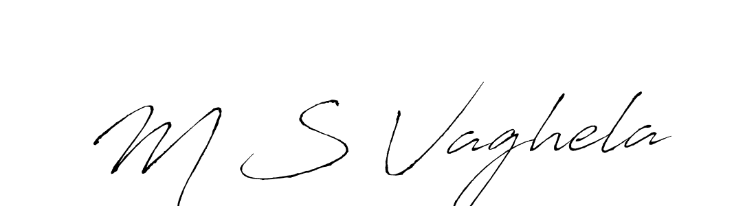 Also we have M S Vaghela name is the best signature style. Create professional handwritten signature collection using Antro_Vectra autograph style. M S Vaghela signature style 6 images and pictures png