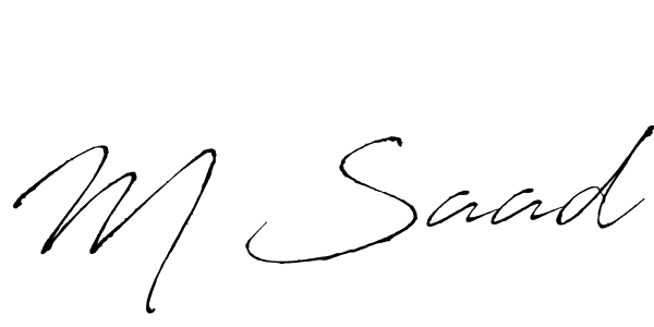 Here are the top 10 professional signature styles for the name M Saad. These are the best autograph styles you can use for your name. M Saad signature style 6 images and pictures png