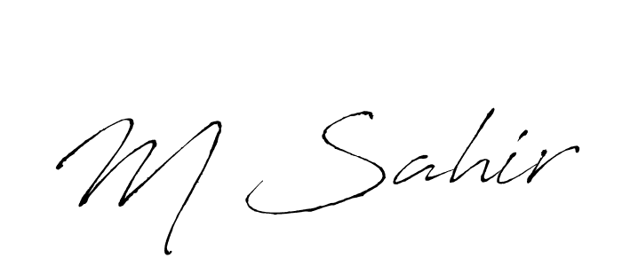 You can use this online signature creator to create a handwritten signature for the name M Sahir. This is the best online autograph maker. M Sahir signature style 6 images and pictures png