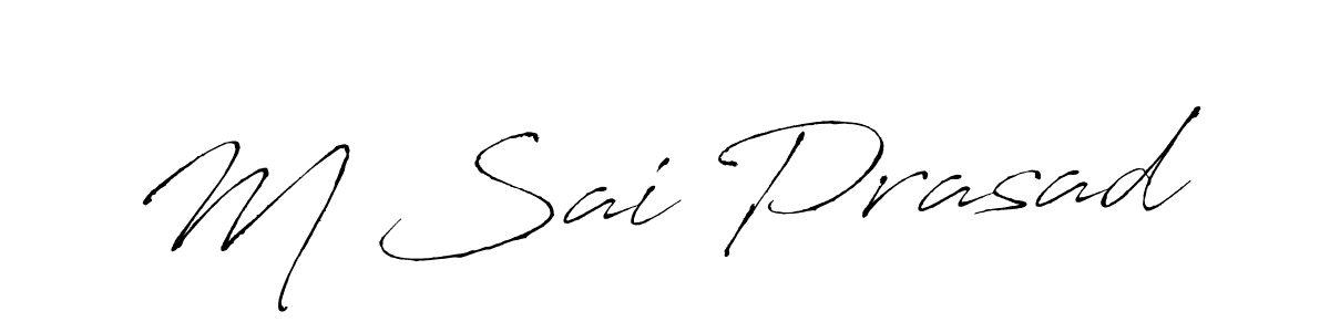 Make a short M Sai Prasad signature style. Manage your documents anywhere anytime using Antro_Vectra. Create and add eSignatures, submit forms, share and send files easily. M Sai Prasad signature style 6 images and pictures png