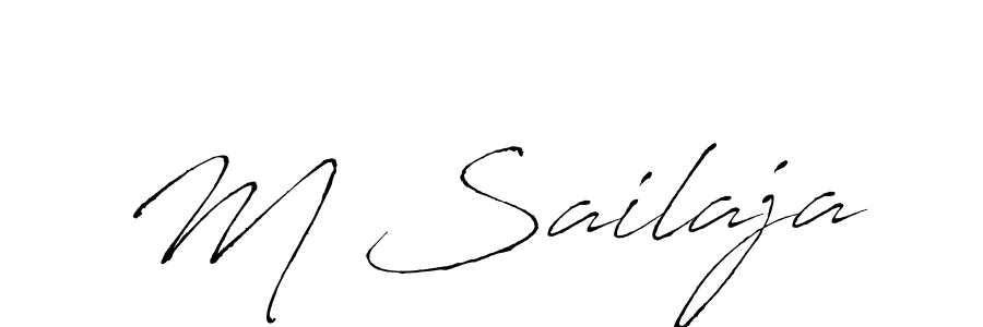 Make a beautiful signature design for name M Sailaja. Use this online signature maker to create a handwritten signature for free. M Sailaja signature style 6 images and pictures png