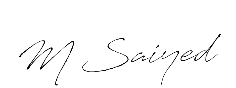 if you are searching for the best signature style for your name M Saiyed. so please give up your signature search. here we have designed multiple signature styles  using Antro_Vectra. M Saiyed signature style 6 images and pictures png